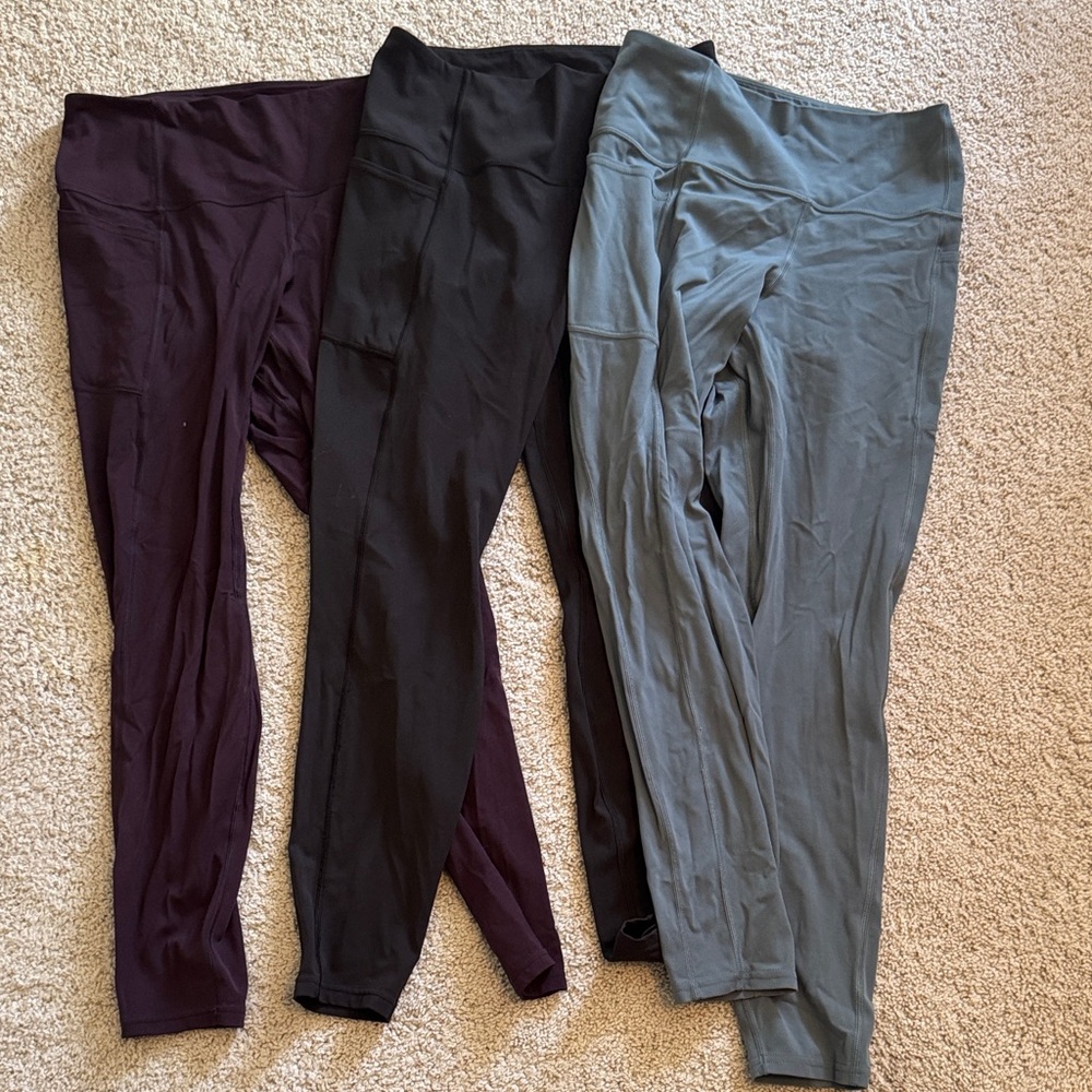 Patagonia Women's Leggings - Black, Purple, Blue